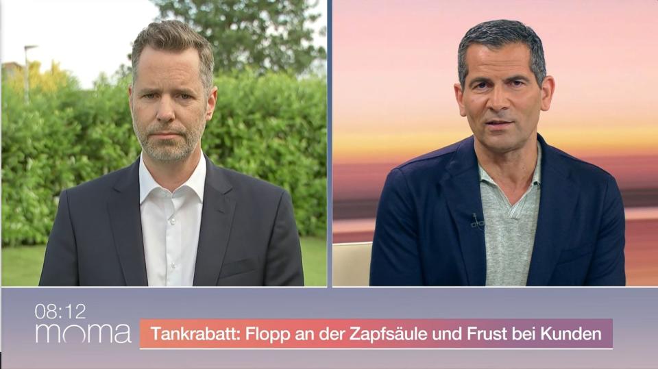 "Moma"-Moderator Mitri Sirin warf der Ampel um den FDP-Fraktionsvorsitzenden Christian Dürr mangelnde Kommunikation vor. (Bild: ZDF)