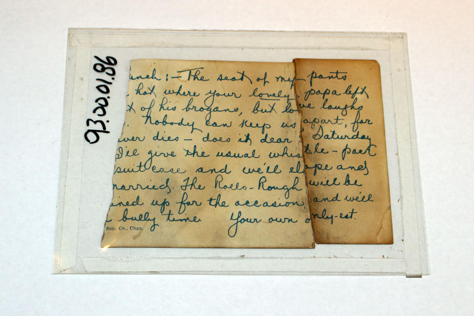 <p>This love letter was found in 97 Orchard St. in 1993. (Photo: Caters News) </p>