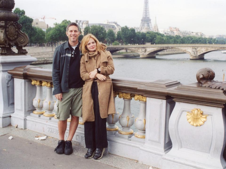 Andy Ostroy and Adrienne Shelly.