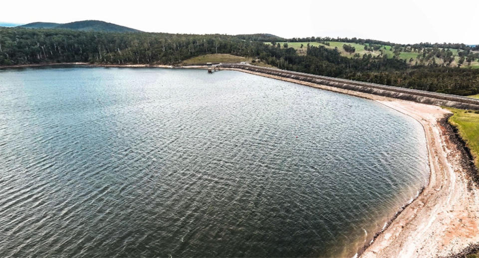 The dead platypus was found at the Gippsland Latrobe River, pictured. Source: J&T Aerial Photography via Google Maps