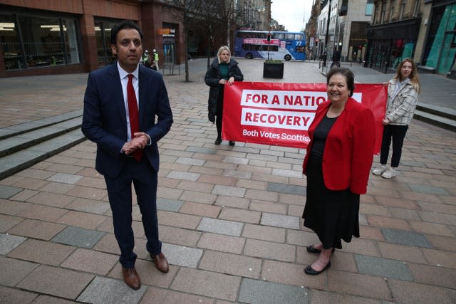 Anas Sarwar and Jackie Baillie