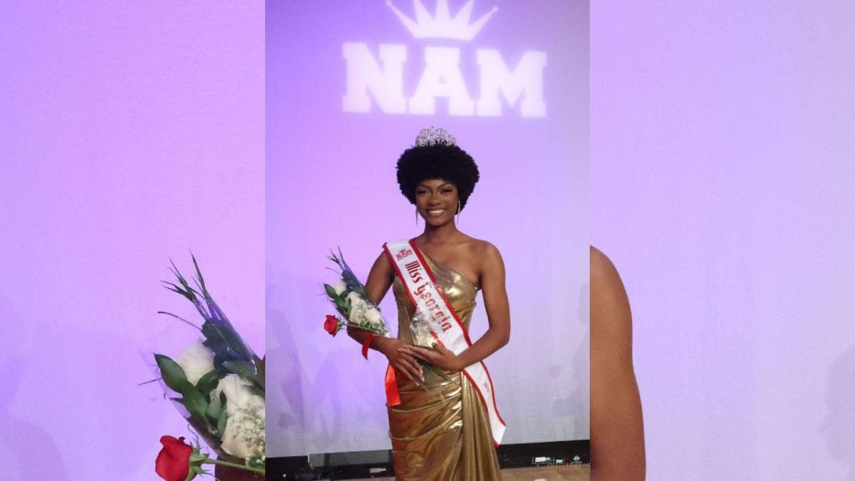 Newly crowned National American Miss Queen rocks fro before