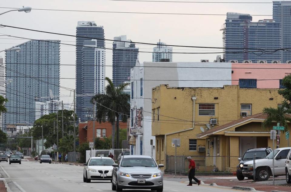 Little Havana is slated to receive two affordable housing projects with 208 units. Another two projects near the area are in the works. Above: A street in Little Havana.