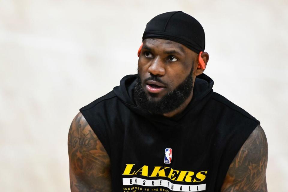 <p>LeBron James has hit out at Zlatan Ibrahimovic for his comments</p> (Getty)