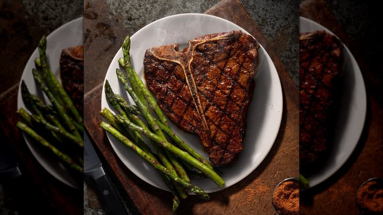 T-bone at LongHorn Steakhouse