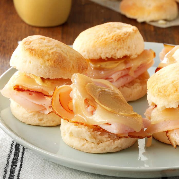 Turkey & Swiss Biscuit Sliders