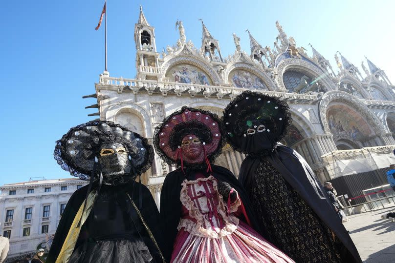 Die Masken sind seit Jahrhunderten ein fester Bestandteil des Karnevals in Venedig.