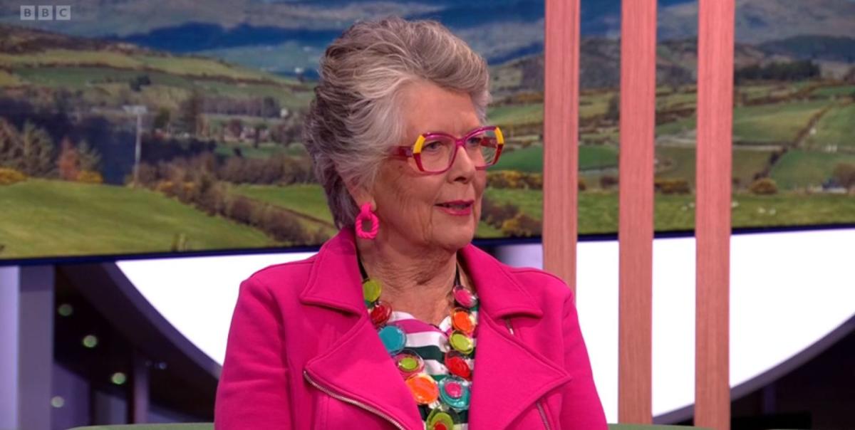 Bake Off's Prue Leith apologises for swearing on The One Show