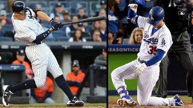 Dodgers plotting Aaron Judge run after splitting with Cody Bellinger