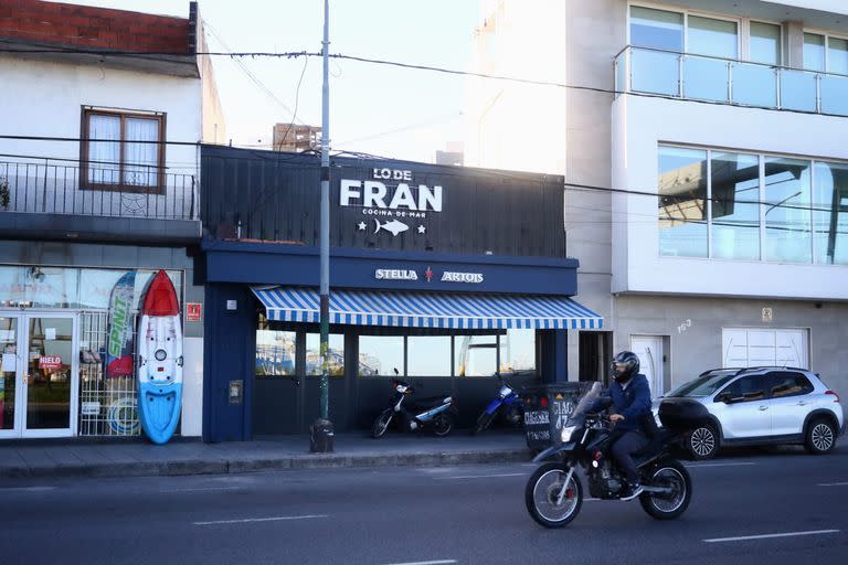 El restaurante "Lo de Fran - Cocina de Mar" en Mar del Plata.