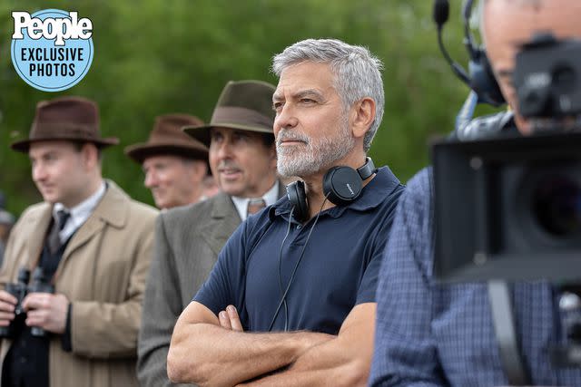 <p>Laurie Sparham</p> George Clooney