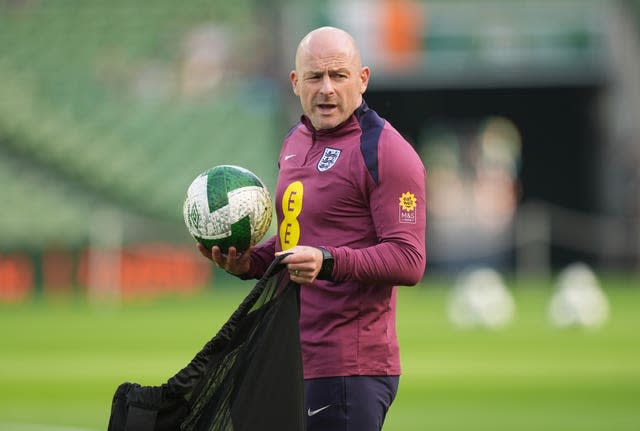 England interim manager Lee Carsley ahead of the UEFA Nations League Group F match at Aviva Stadium, Dublin