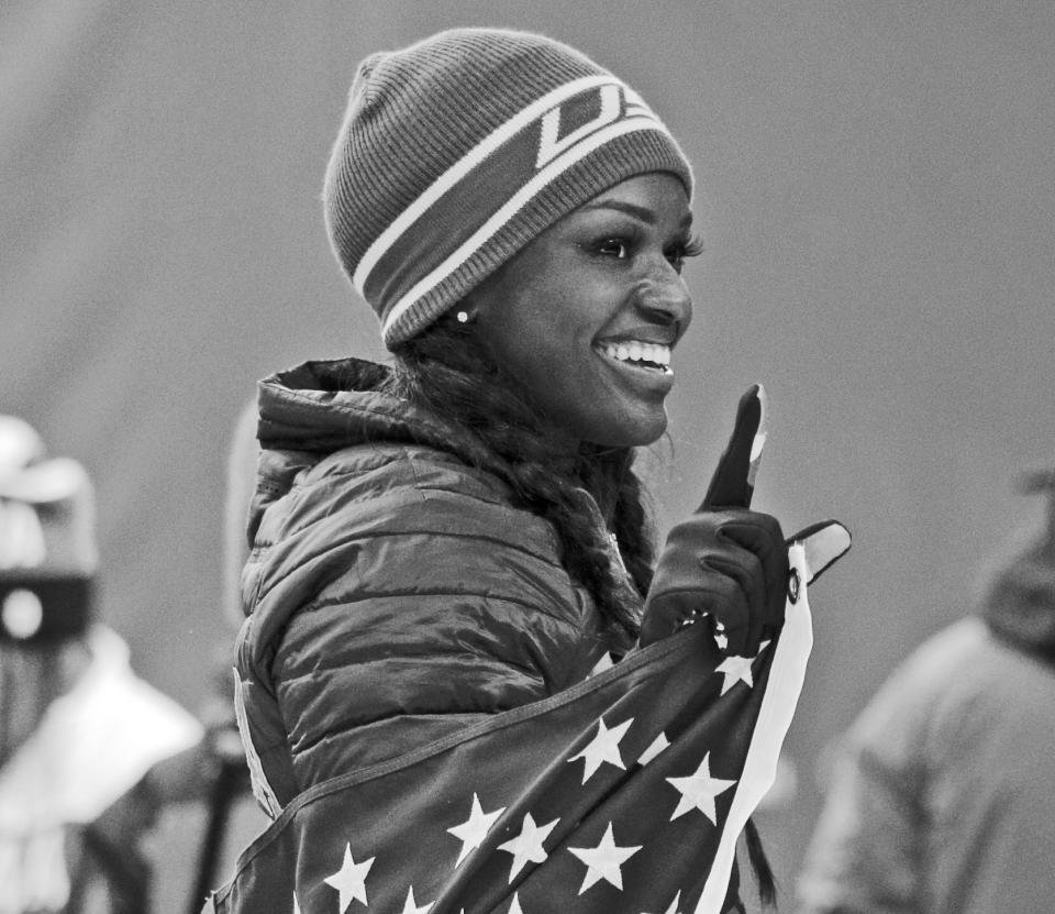 Two-time Olympian Aja Evans. (Photo: AP Images)