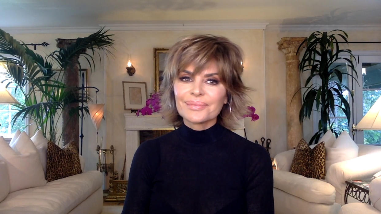 WATCH WHAT HAPPENS LIVE WITH ANDY COHEN @ HOME -- Episode 17091 -- Pictured in this screen grab: Lisa Rinna -- (Photo by: Bravo)