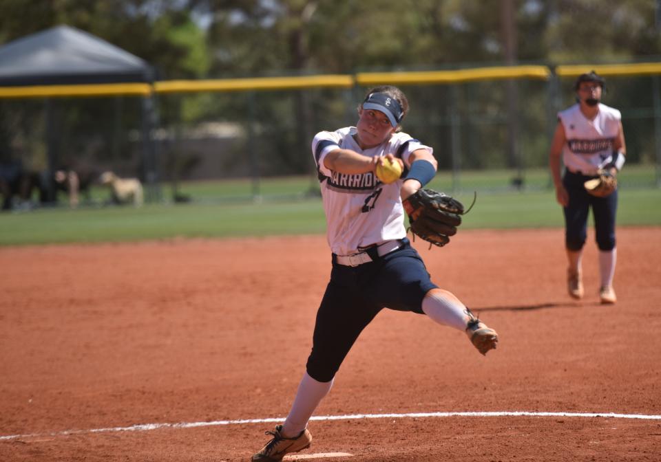 Jenna Thorkelson pitched a complete game against Cedar to keep Snow Canyon's season alive.