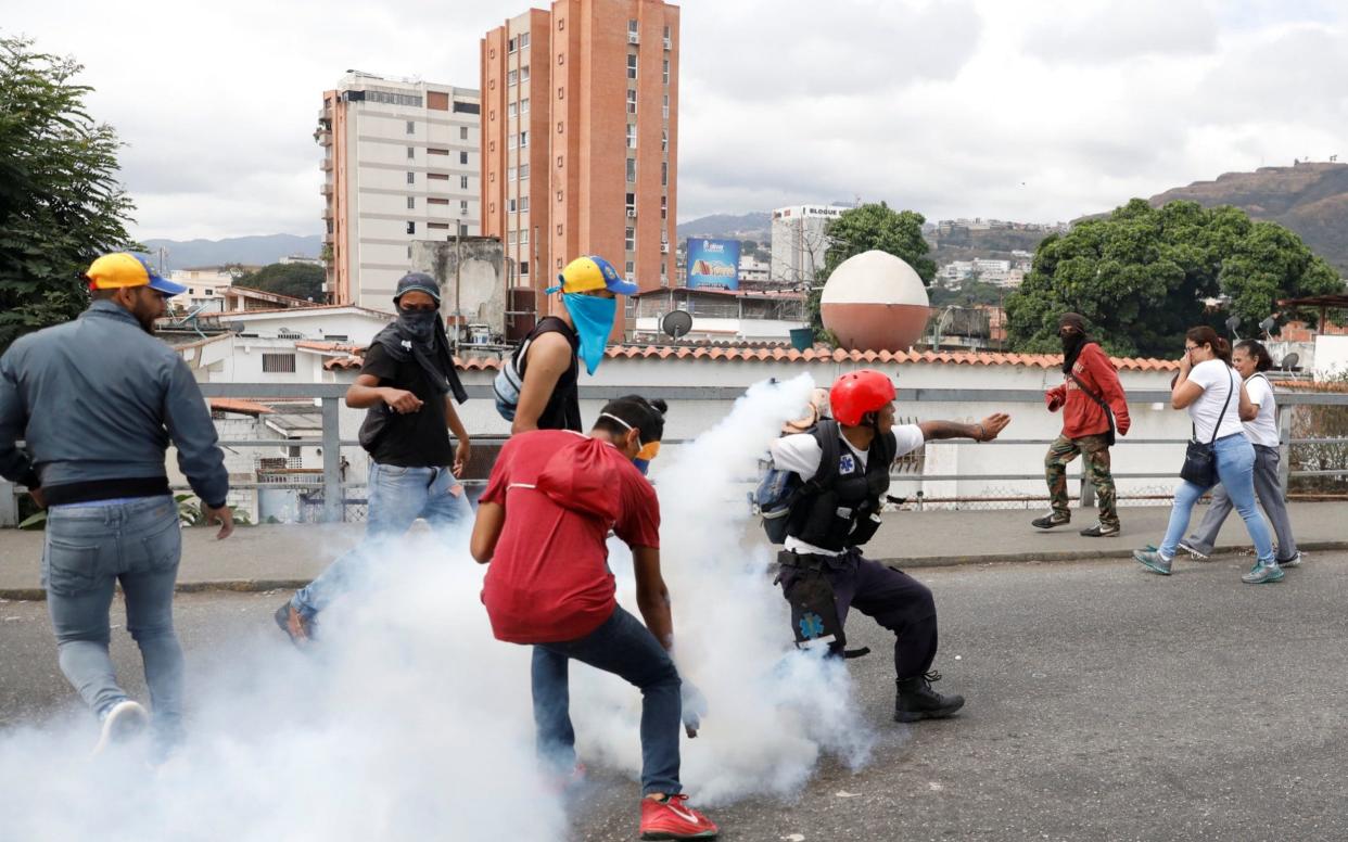 Clashes broke out ahead of what are expected to be the biggest demonstrations since 2017 - REUTERS