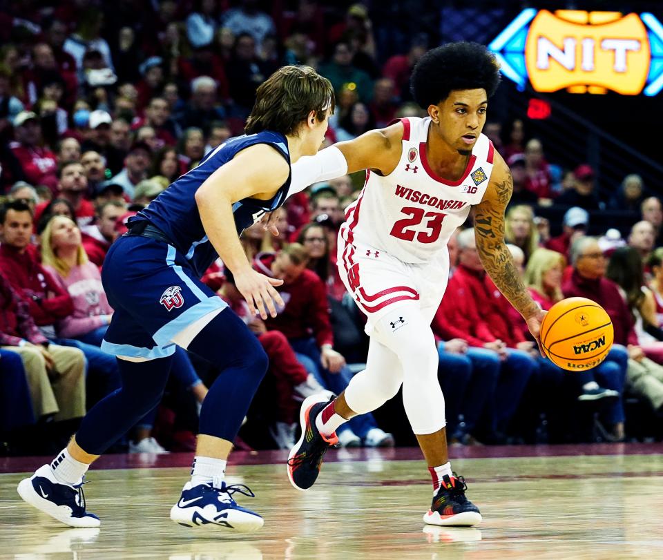 Chucky Hepburn and the Wisconsin Badgers head to Las Vegas with an eye on the NIT championship. They play North Texas in the semifinals of the tournament on Tuesday night.