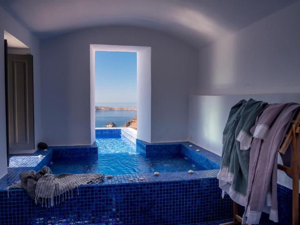<p>Calling all fans of classic Cycladic architecture: <a href="https://www.booking.com/hotel/gr/ikies-traditional-houses.en-gb.html?aid=2200764&label=best-hotels-santorini" rel="nofollow noopener" target="_blank" data-ylk="slk:Ikies" class="link ">Ikies</a>, whose curving whitewashed buildings are stacked up a cliff-edge, is the Santorini stay for you. The small-scale boutique hotel is on the edge of the village of Oia, with views of the caldera and neighbouring islands served straight to your terrace. </p><p>Rooms include maisonettes, studios and, of course, honeymoon suites – and with romance levels this far off the chart, any newlyweds are in for a treat. The cliffs of Oia are piled up with traditional white-and-blue houses that look out across the caldera, all adding to those amazing views.</p><p><a class="link " href="https://www.booking.com/hotel/gr/ikies-traditional-houses.en-gb.html?aid=2200764&label=best-hotels-santorini" rel="nofollow noopener" target="_blank" data-ylk="slk:CHECK AVAILABILITY">CHECK AVAILABILITY</a></p>