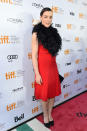WORST: At the premiere of "Hyde Park on the Hudson," Olivia Williams gets her second spot on the 10 Worst Dresses of TIFF list -- though, to be fair, if she'd left the giant feather collar at home, perhaps this outfit would have only been rated a "meh." As is, though, Williams makes another huge fashion misstep in Toronto.