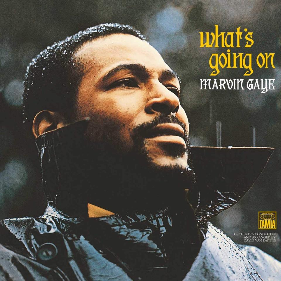 The cover art for ‘What’s Going On’, featuring Gaye as photographed by Jim HendinMotown Records/UMG