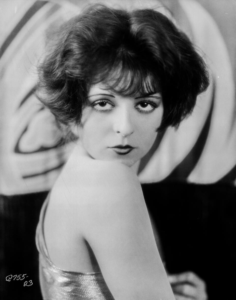 Headshot of actress Clara Bow (1905-1965), for Paramount Pictures, 1926.