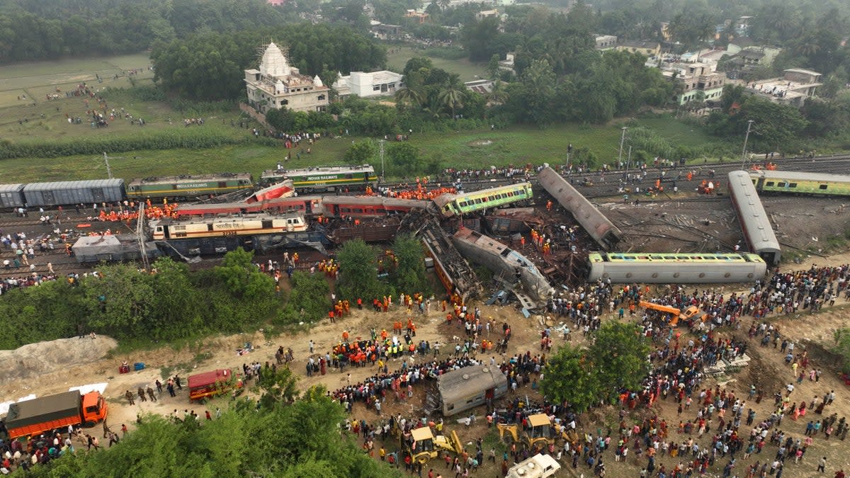 India Train Crash (AP)