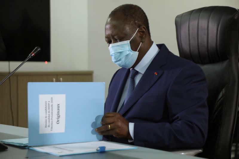 Ivory Coast's Ouattara to submit application to run for third term