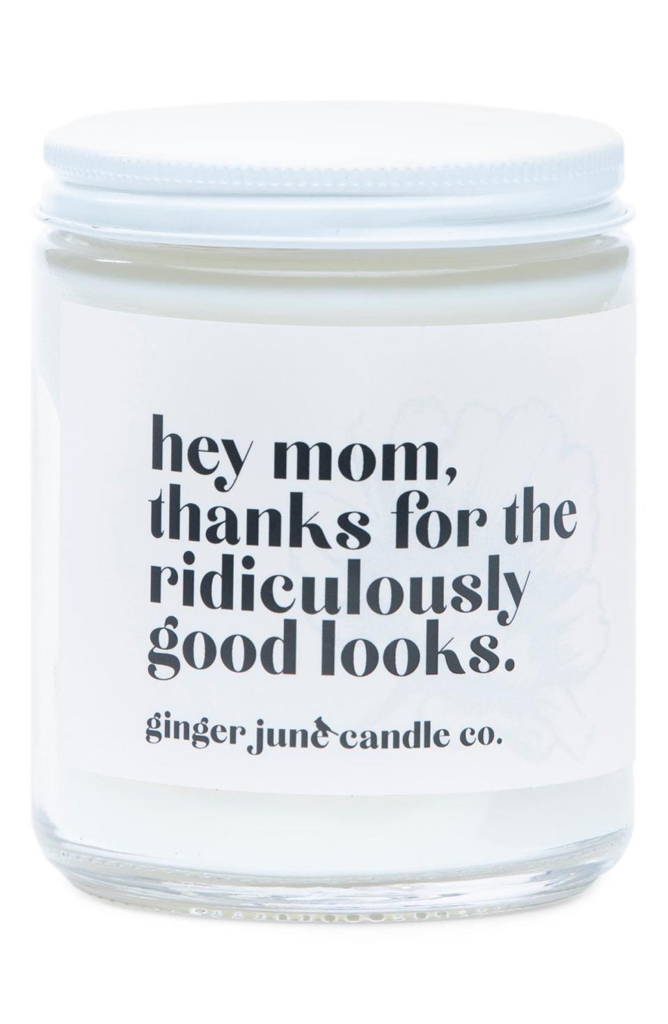 Ginger June Candle Co Hey Mom Large Jar Candle