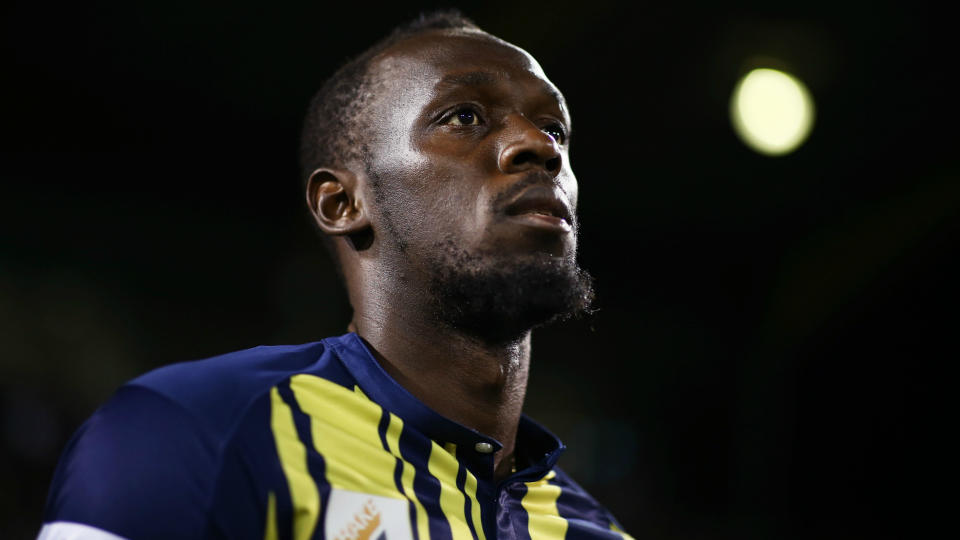 Usain Bolt is seeking a soccer contract and was the subject of a ‘slavery’ remark from an Australian TV host and AFL chairman.