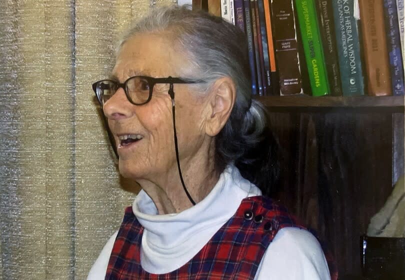 This undated photo provided by Trapp Family Lodge shows Rosmarie von Trapp. Von Trapp, whose family inspired "The Sound of Music" has died. She died Friday at age 93 at a nursing home in Morrisville, Vt. according to the Trapp Family Lodge. (Trapp Family Lodge via AP).