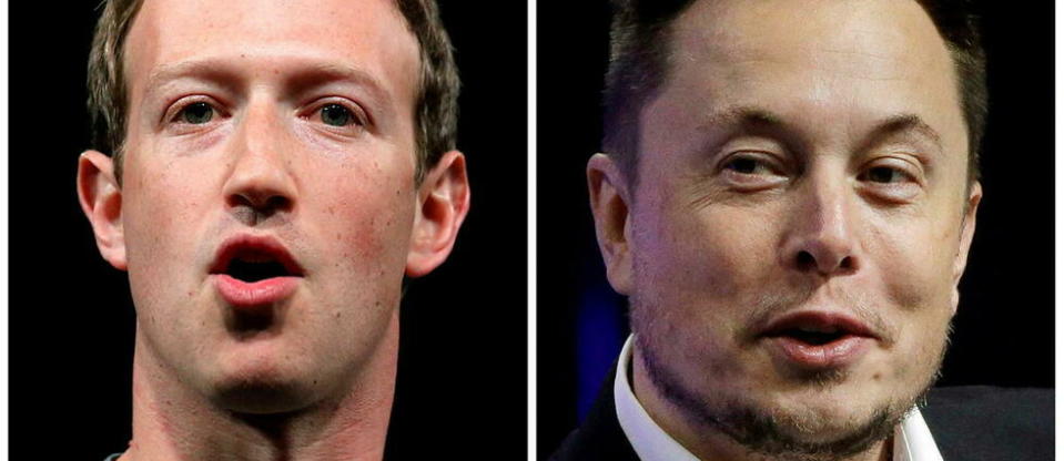 Mark Zuckerberg et&nbsp;Elon Musk , « aspies » et milliardaires.  - Credit:AP/SIPA / AP / AP/SIPA