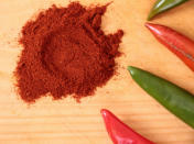 <p><b>Red chilli powder (lal mirch)</b>: This super spicy chilli powder sure knows how to pack a punch – in terms of its fieriness, as well as health benefits. The powder is known to reduce LDL or bad cholesterol, and is also rich in antioxidants like vitamin A and flavonoids like beta-carotene. Fresh chillies are also a good source of vitamin C.</p>