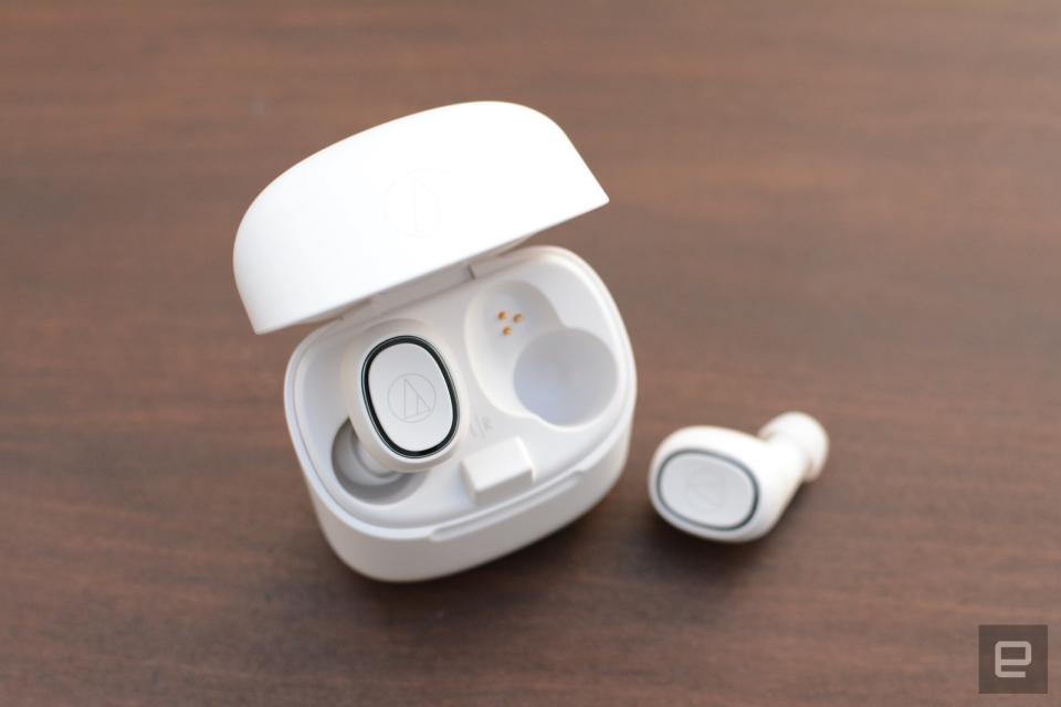 Decent true wireless earbuds for under $125, if you can live with the sacrifices. 