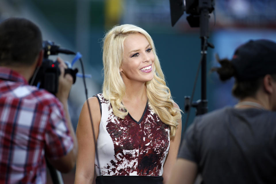 Former ESPN reporter Britt McHenry has a new job in Washington D.C. (AP)