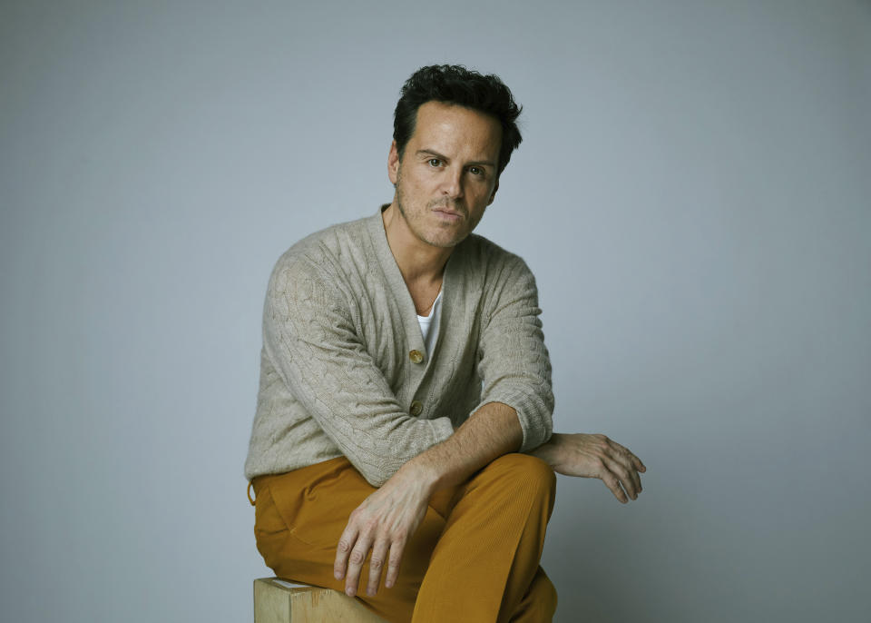 Andrew Scott poses for a portrait to promote the television miniseries "Ripley" on Tuesday, March 26, 2024, in New York. (Photo by Taylor Jewell/Invision/AP)