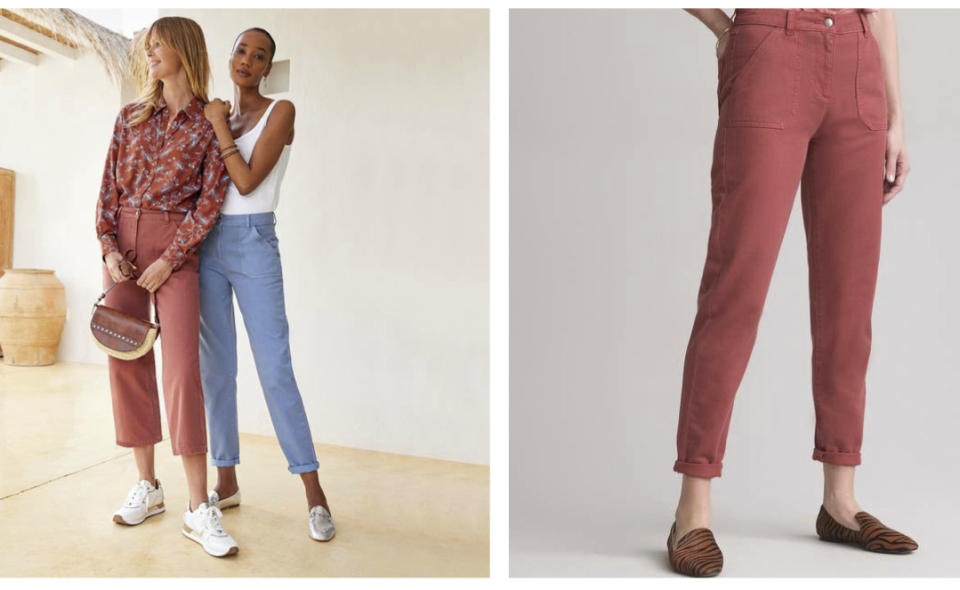 Couleur et coupe, tout est tendance dans ce pantalon déniché sur La Redoute (Photo : La Redoute)