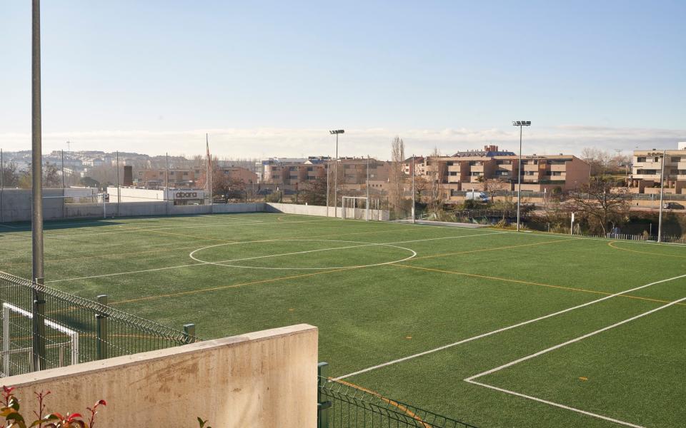 The Arenales School football field