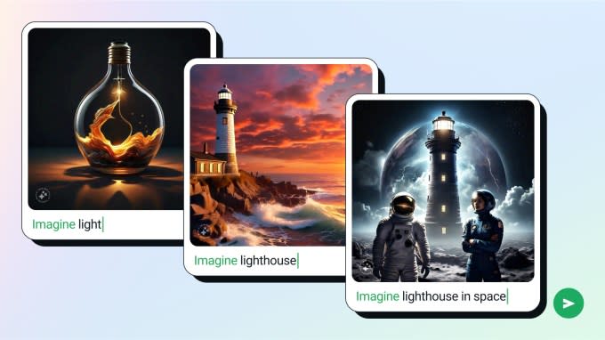 Images in a flash_Static_Lighthouse Meta AI generation