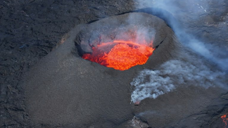 It is the second-longest eruption since the reawakening of volcanic activity on the Reykjanes peninsula in March 2021 (Jeremie RICHARD)