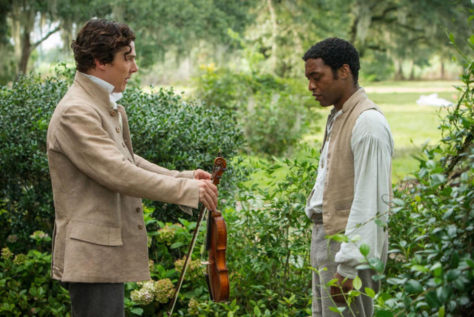 Benedict Cumberbatch and Chiwetel Ejiofor in 2013's 12 Years a Slave. (Alamy)