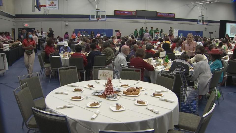 The brunch was at the Dr. James R. Smith Neighborhood Center in Orlando.