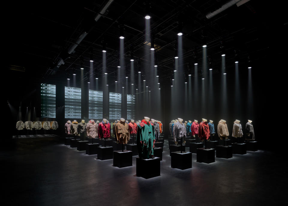 Stone Island showcased “Selected Works ‘982-‘024,” an archival exhibition.