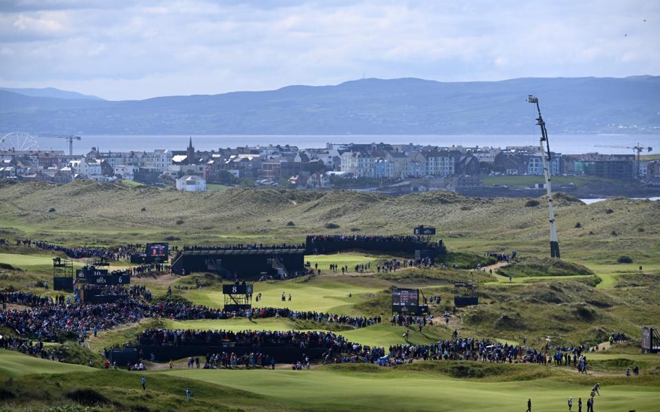 A town of just 7,000 people has been visited by 250,000 over the last week - R&A