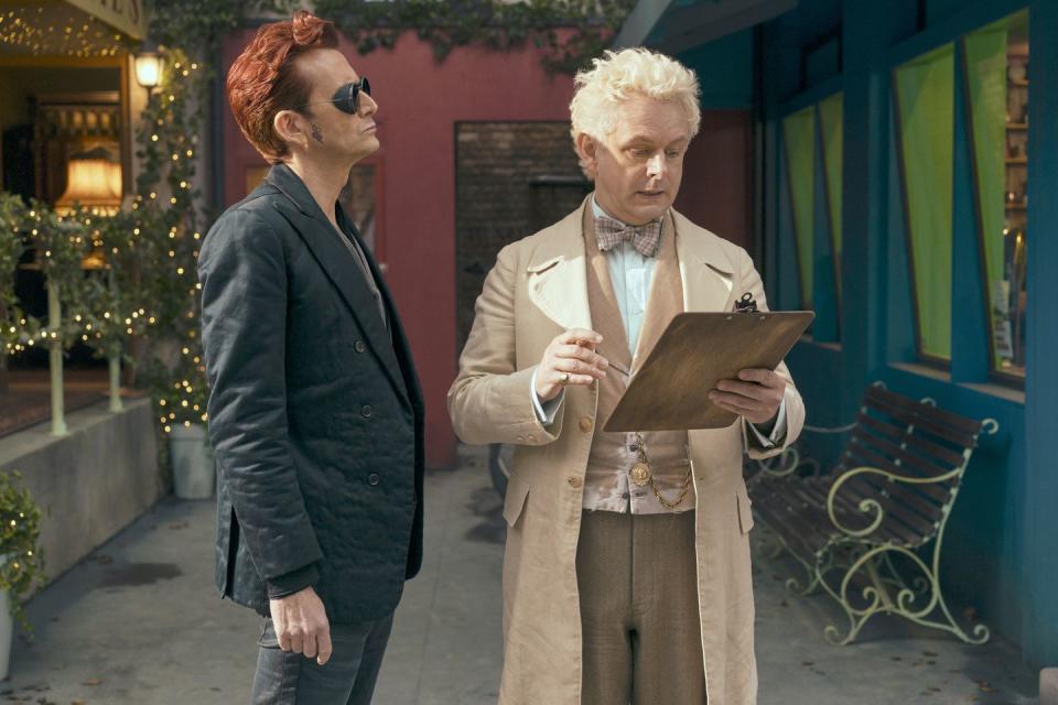 david tennant, michael sheen, good omens season 2