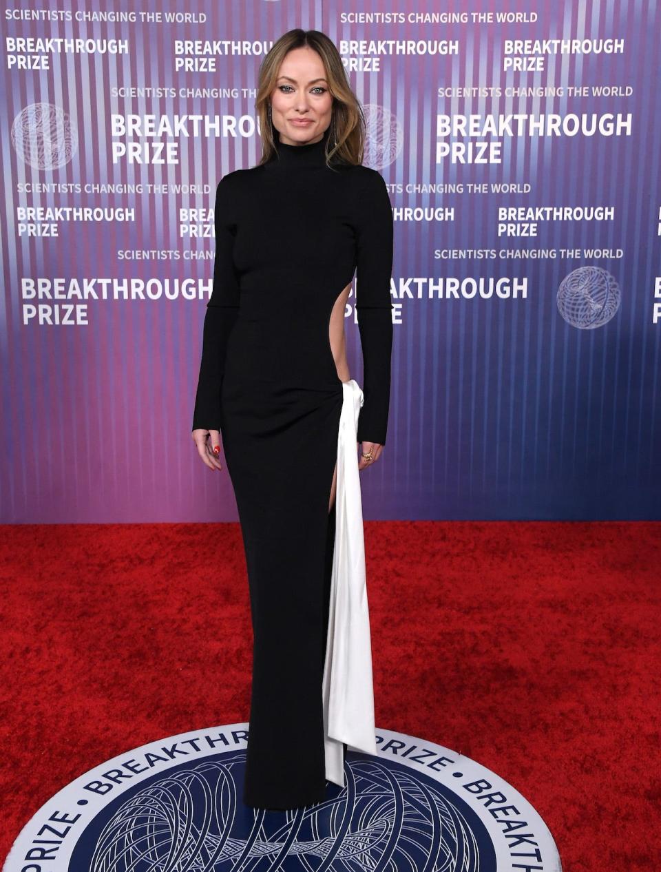 Olivia Wilde attends the 2024 Breakthrough Prize Awards.