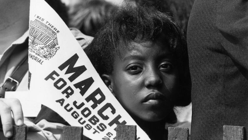 A young Edith Lee-Payne at the March on Washington on August 28, 1963. - Rowland Scherman/Getty Images