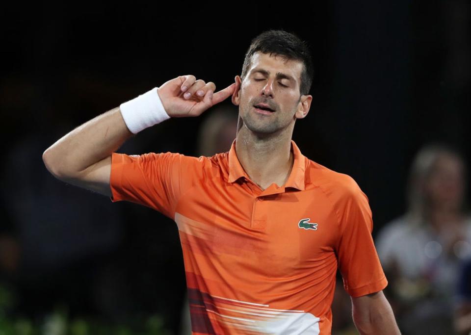 Djokovic shut out the noise to win the Adelaide International (Getty Images)