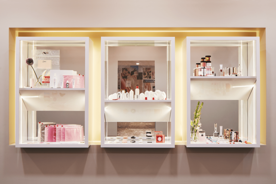 The Glossier display archive. 