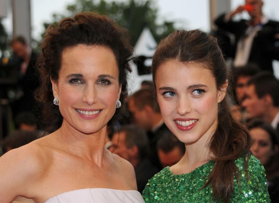 Margaret Qualley and Andie MacDowell