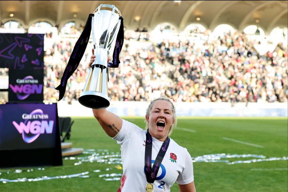 Marlie Packer led England to a sixth successive Six Nations crown  (Getty Images)